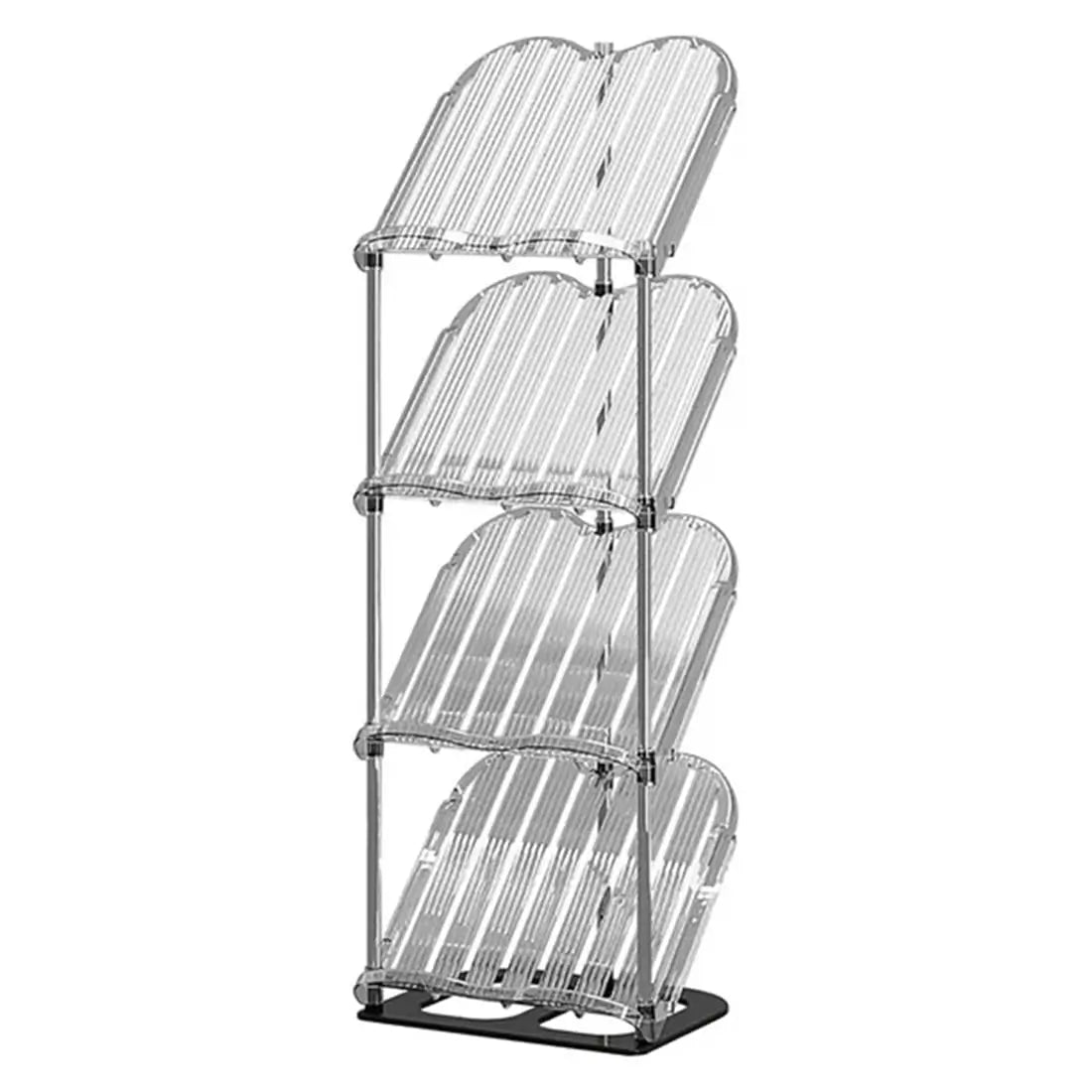 Étagère à Chaussures Verticale 4 Niveaux