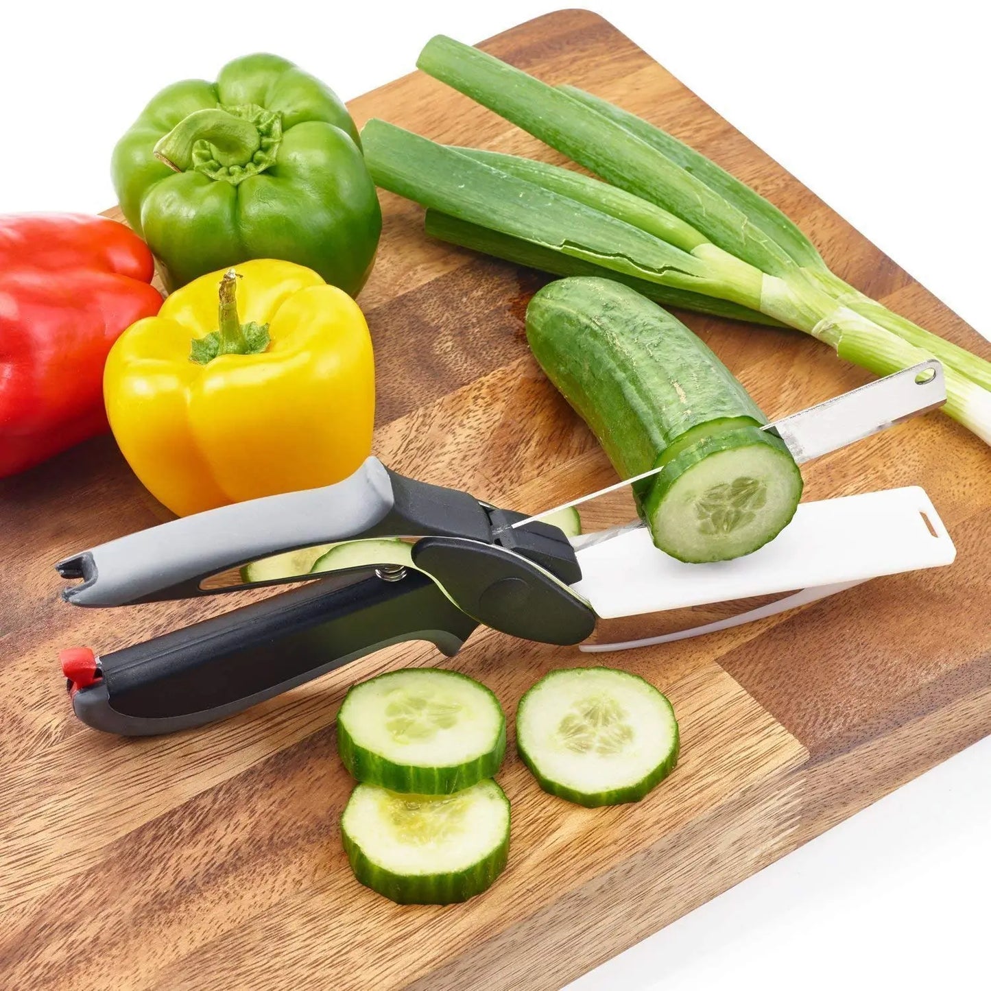 Couteau Pratique 2 en 1 pour Cuisine Rapide et Simple