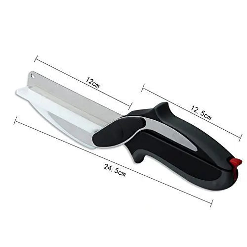 Couteau Pratique 2 en 1 pour Cuisine Rapide et Simple