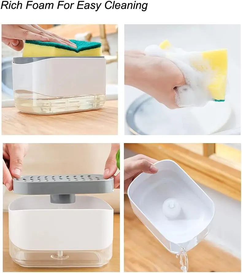 Distributeur de Savon avec Égouttoir