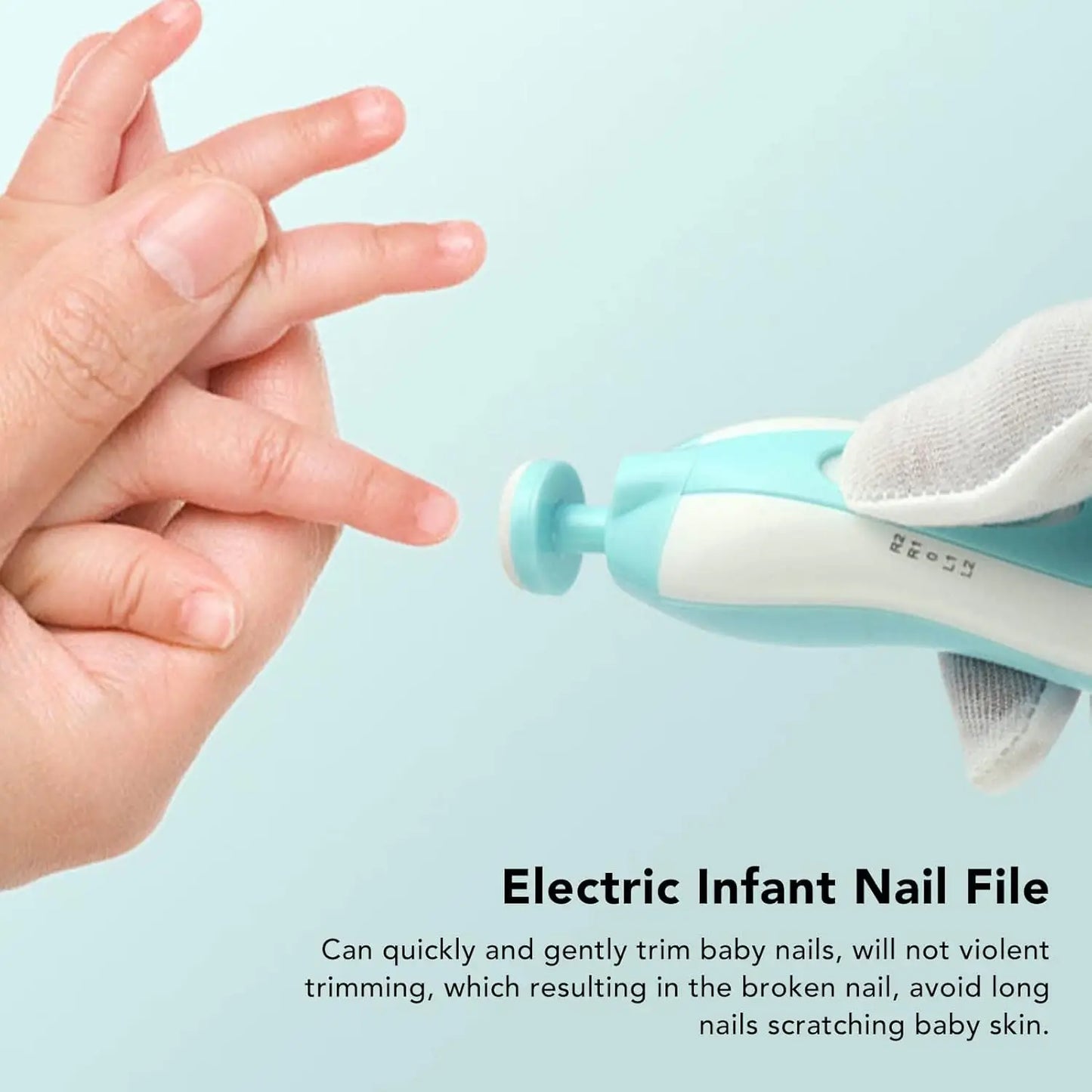 Tondeuse Électrique pour Ongles de Bébé – 6 en 1
