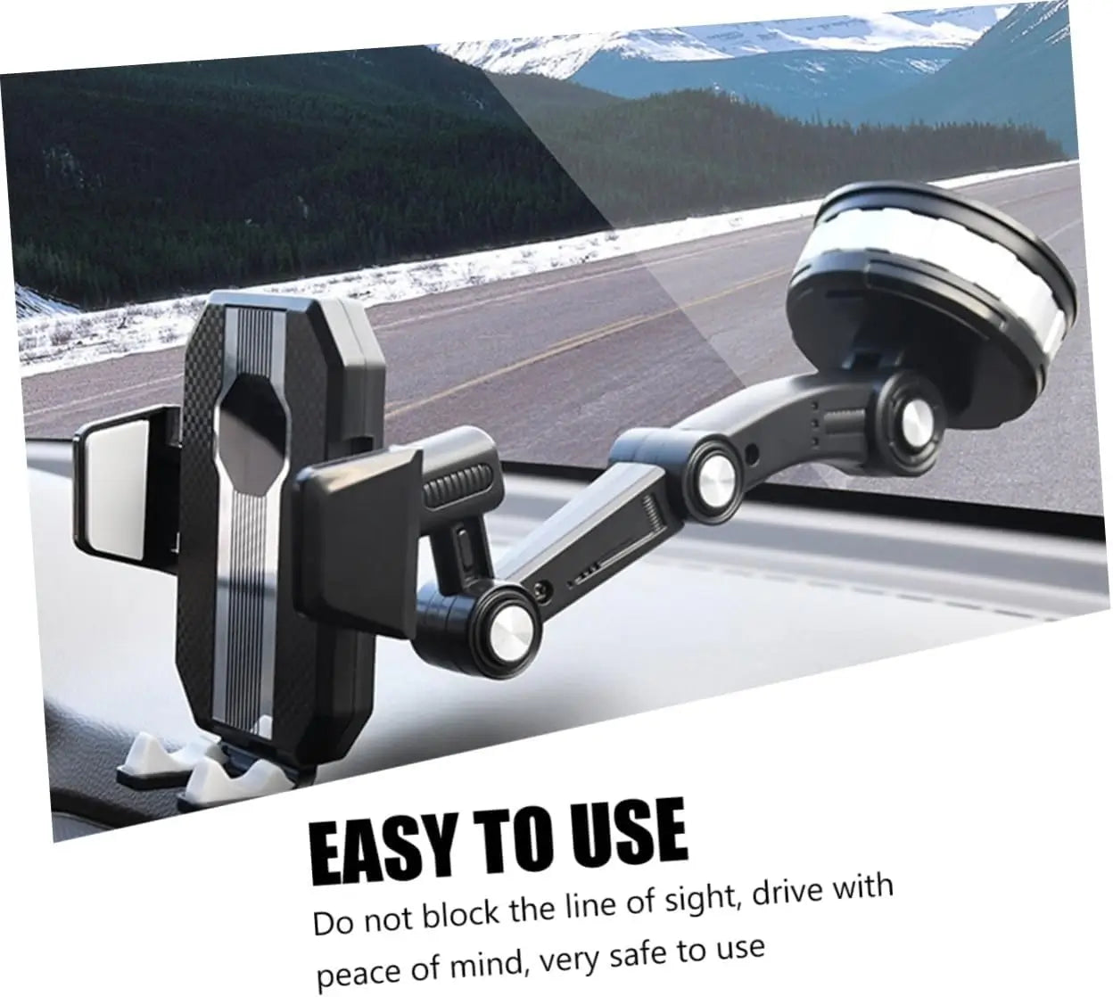 Support Téléphone Voiture Flexible 360°