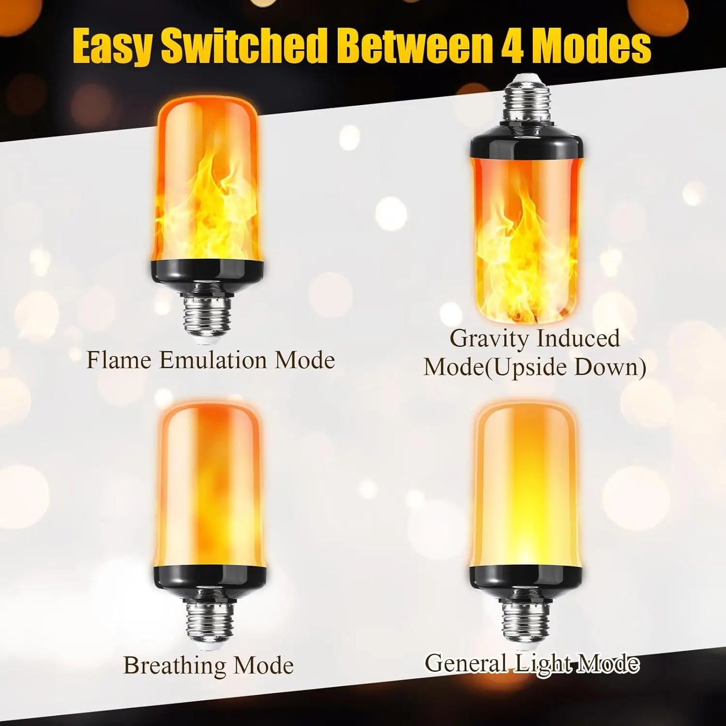 Ampoule LED Flamme Réaliste