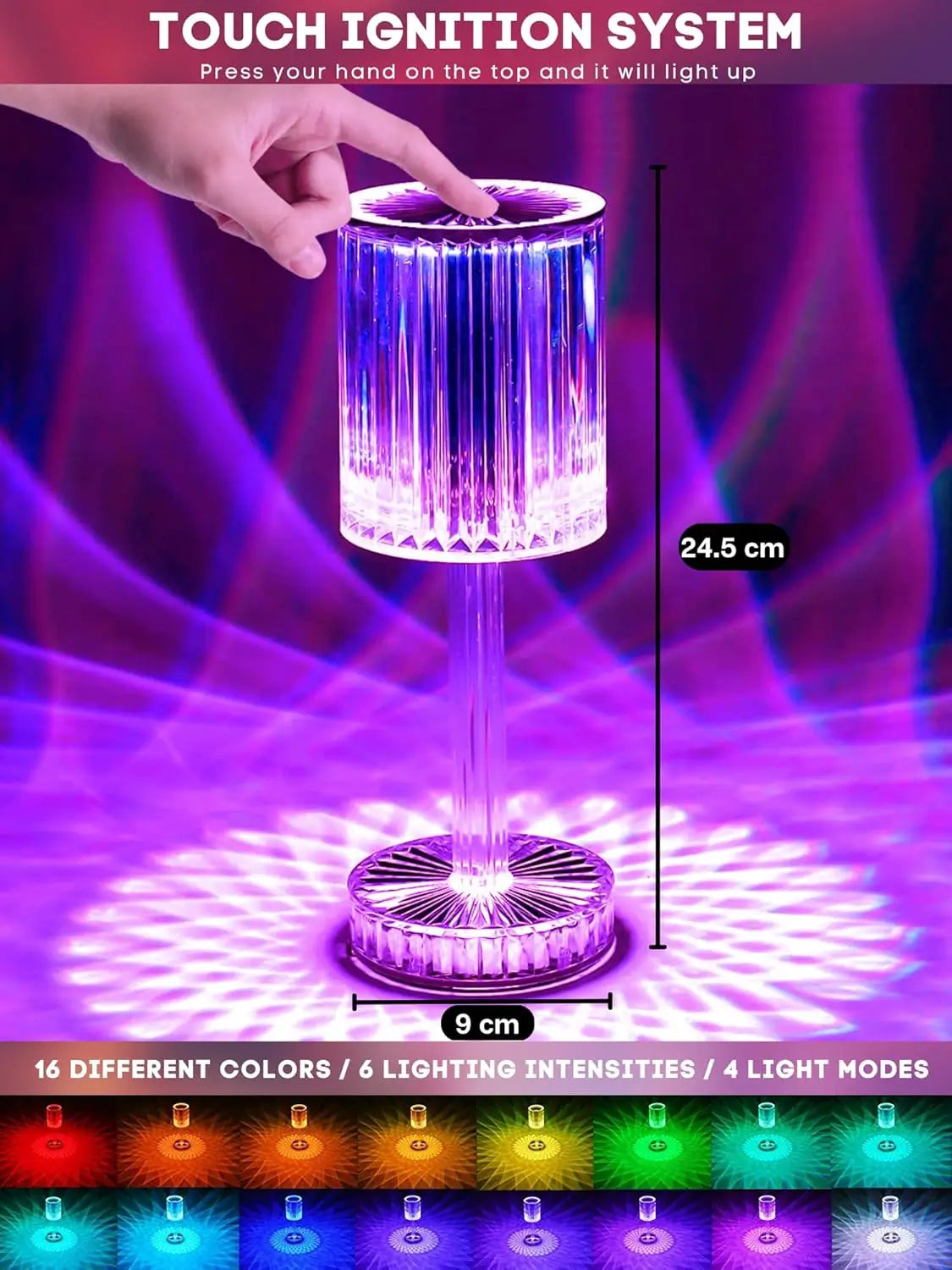 Lampe Cristal Prestige
