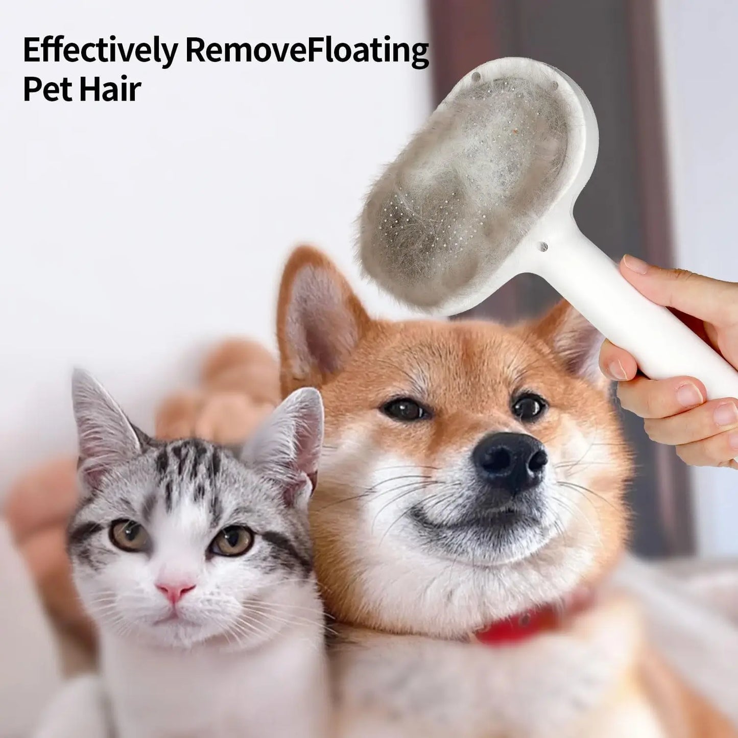 Brosse Pulvérisante pour Chiens et Chats