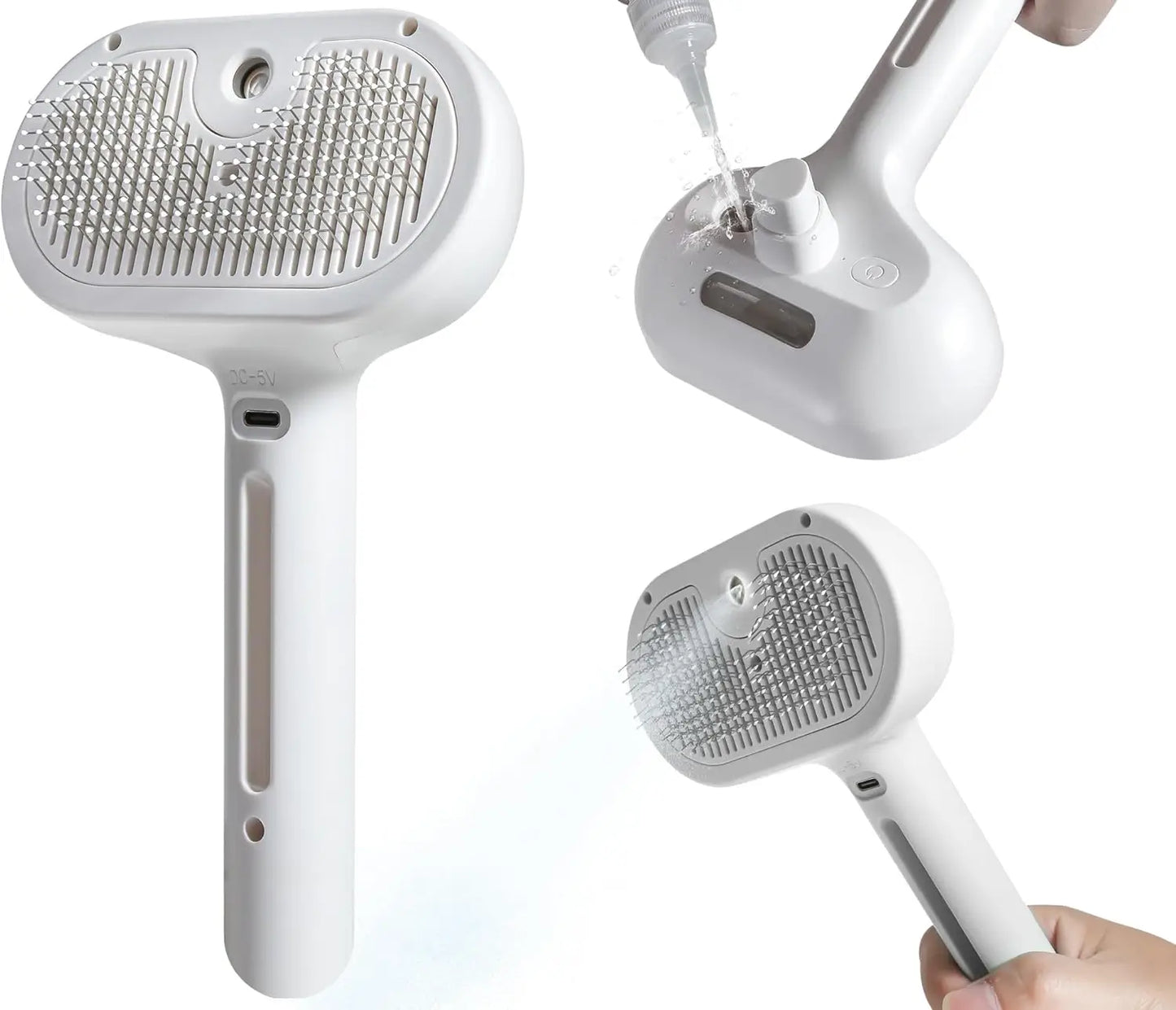 Brosse Pulvérisante pour Chiens et Chats