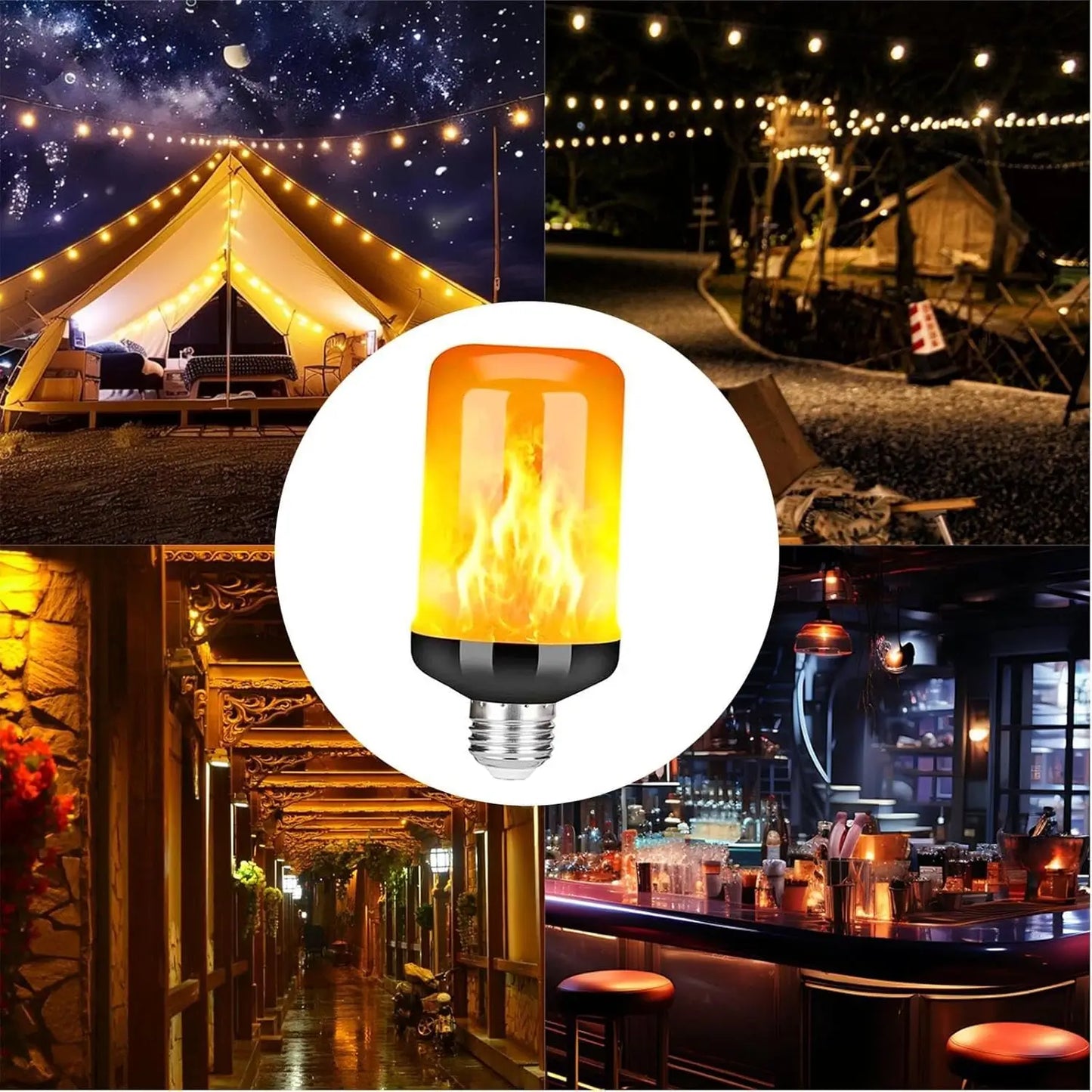 Ampoule LED Flamme Réaliste