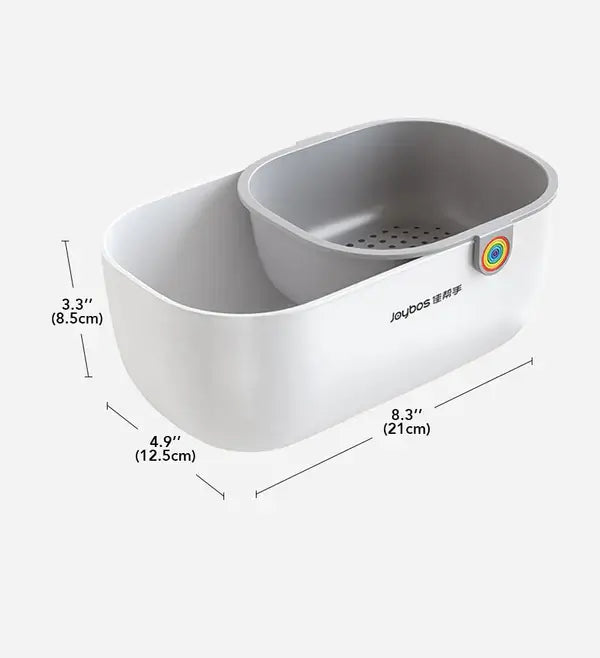 Bol de Rangement Double avec Égouttoir