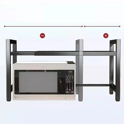 Support Micro-Onde Ajustable pour Rangement Cuisine
