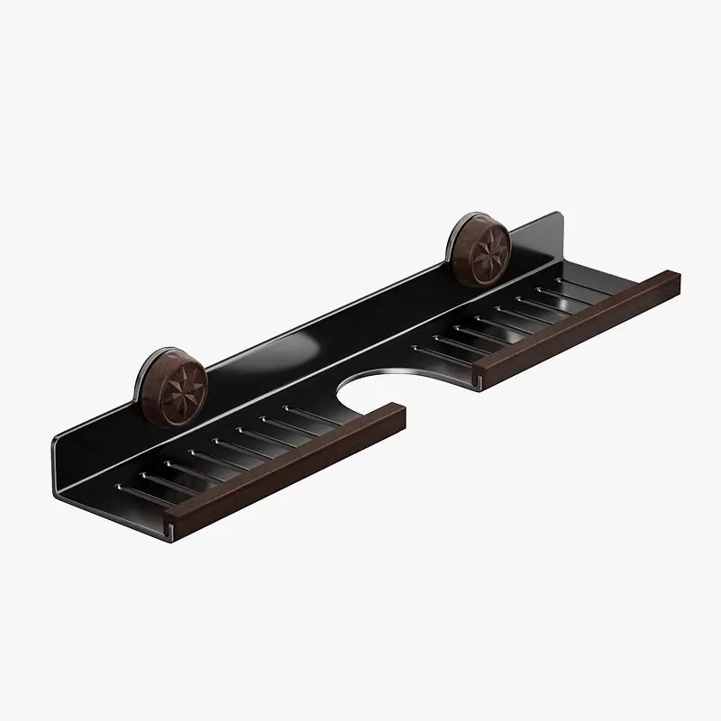Organisateur de Lavabo Inox & Bois