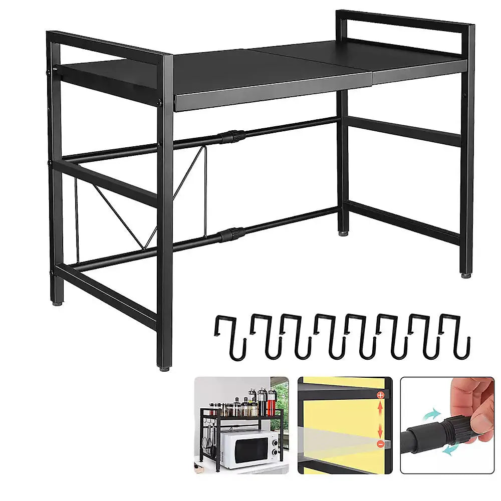 Support Micro-Onde Ajustable pour Rangement Cuisine