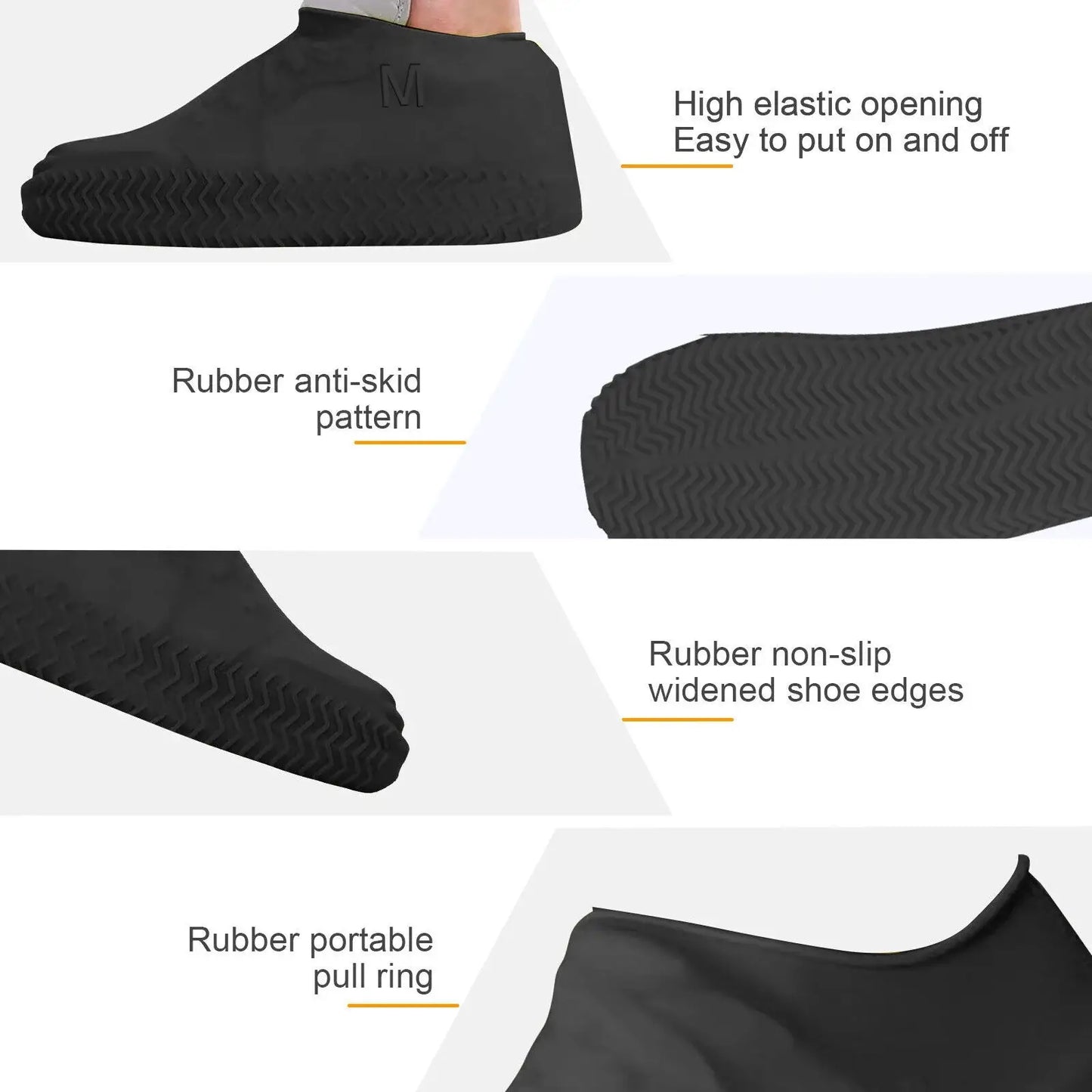 Protège-Chaussures en Silicone Imperméable