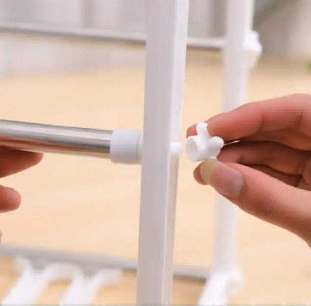 Étagère de Rangement Extensible 2 Niveaux