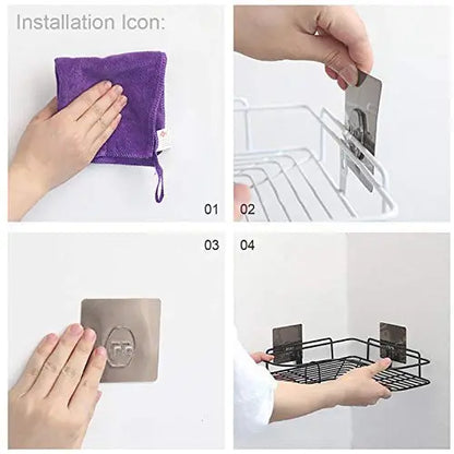 Lot de 2 Étagères d’Angle Sans Perçage | Liquidation Stock
