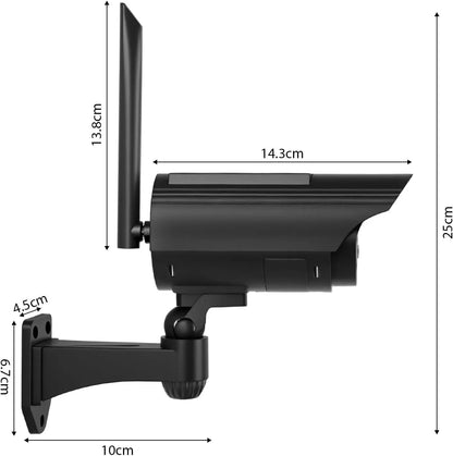 Lampe de Sécurité Solaire avec Détecteur de Mouvement – Style Caméra