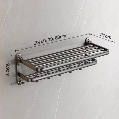 Étagère Murale Pliable Salle de Bain