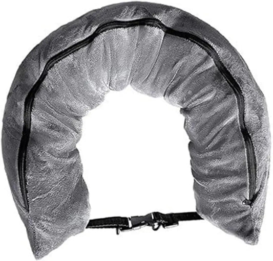 Oreiller Valise Discret – avec rangement caché, idéal pour l’avion, le train et les longs voyages