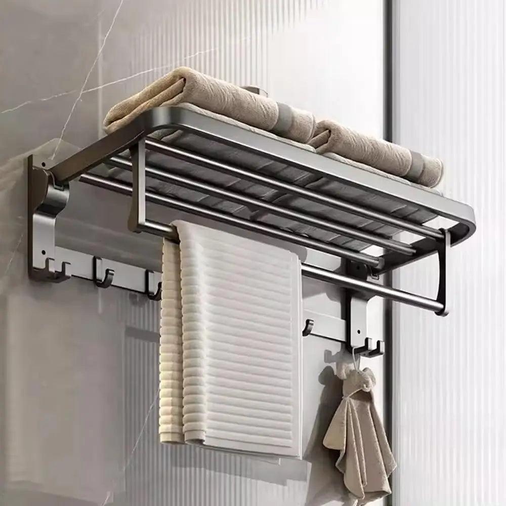 Étagère Murale Pliable Salle de Bain
