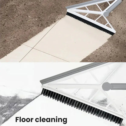 Balai Raclette Triangle Rotatif 2 en 1 – Sol, Coin & Vitres