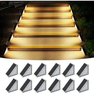 Pack de 2 Lampes Solaires Escalier LED