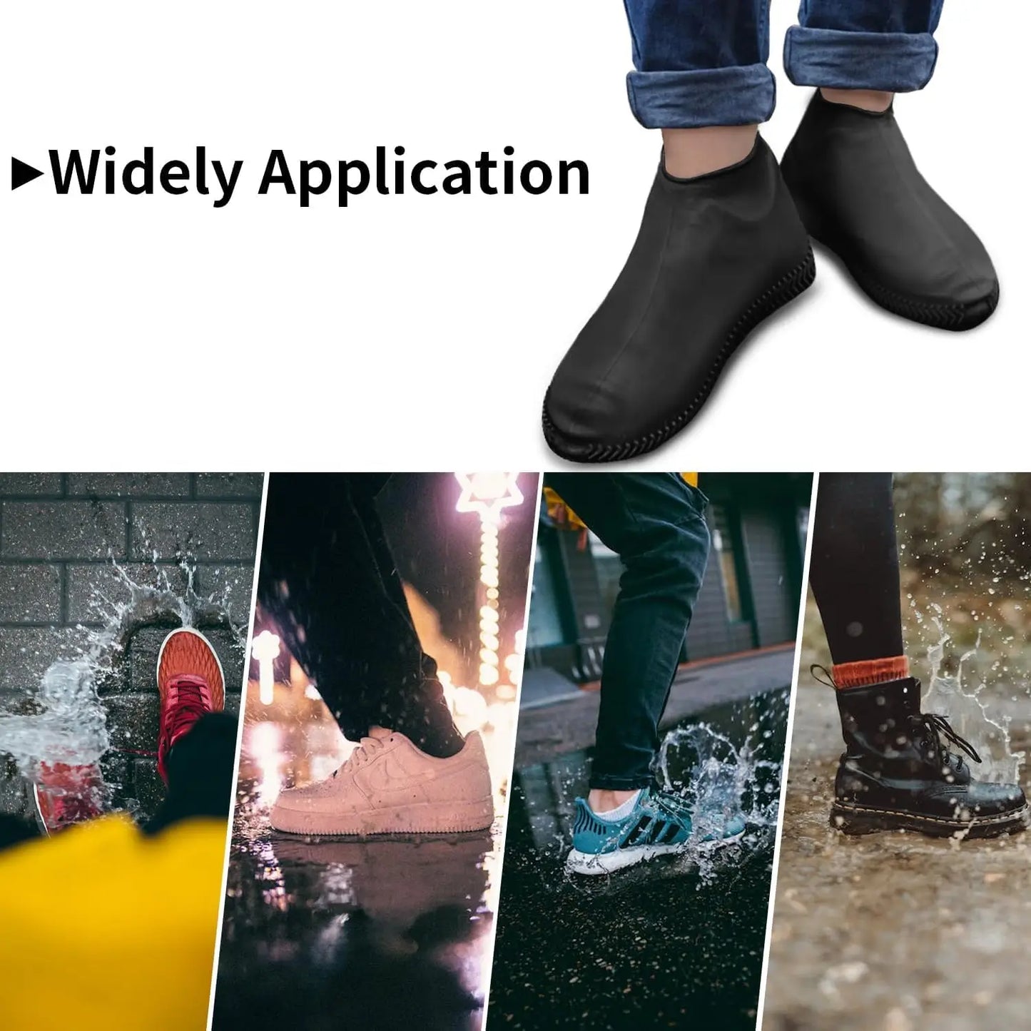 Protège-Chaussures en Silicone Imperméable