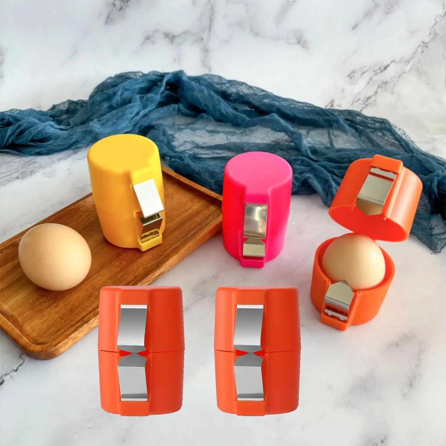 Pack de 6 Coupe-Œufs Pratiques