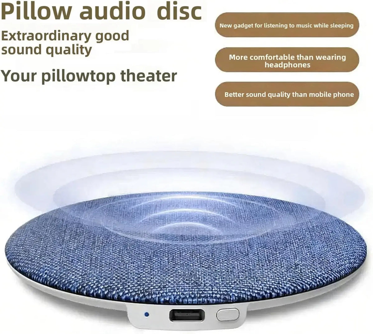 Haut-parleur Sommeil - Son Privé Bluetooth