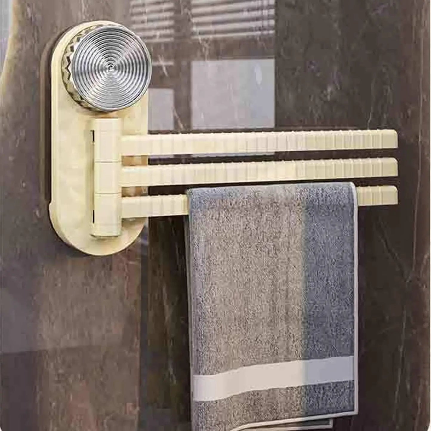 Pack de 2 Porte-Serviettes Pivotants 3 Bras