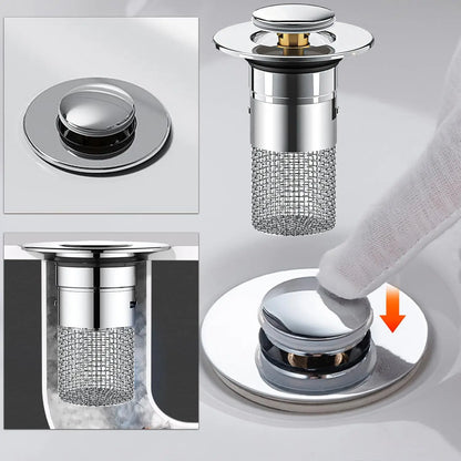Lot de 2 Bouchons Inox avec Filtre