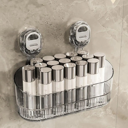 Panier de Rangement Mural – Salle de Bain et Cuisine – Sans Perçage