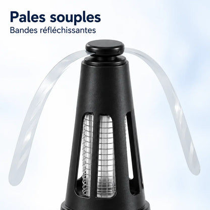 Ventilateur anti-mouches & lampe anti-insectes 2-en-1