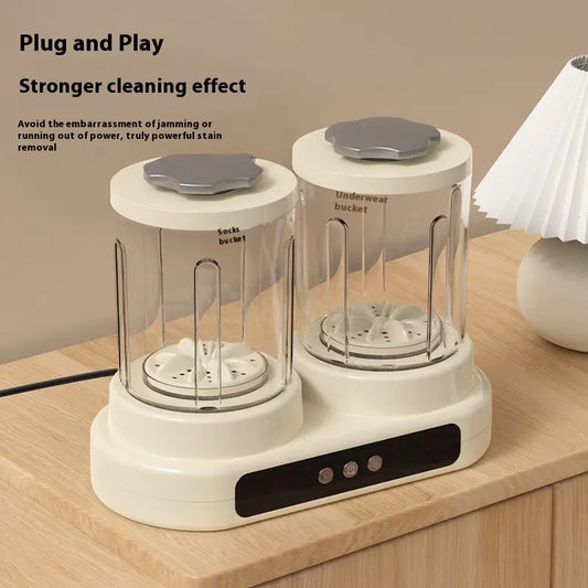 Mini Machine à Laver Intime Double Compartiment