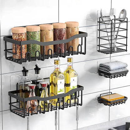 Pack de 5 Étagères Murales Inox