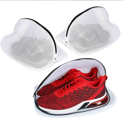 Sac de Lavage pour Chaussures avec 2 Embauchoirs Ajustables