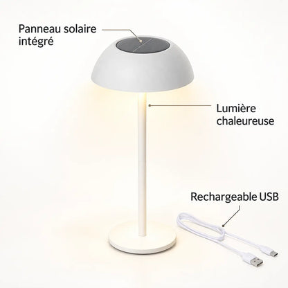 Lampe de Table Solaire Rechargeable