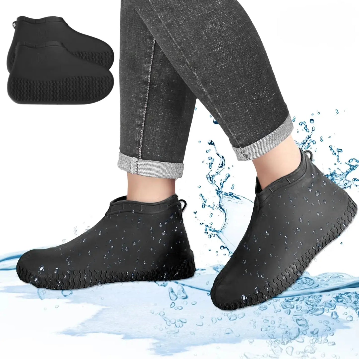 Protège-Chaussures en Silicone Imperméable