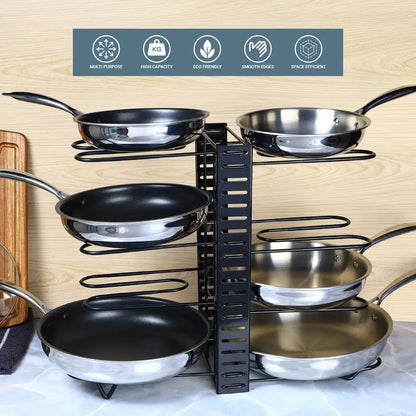 Organisateur Réglable pour Casseroles et Poêles