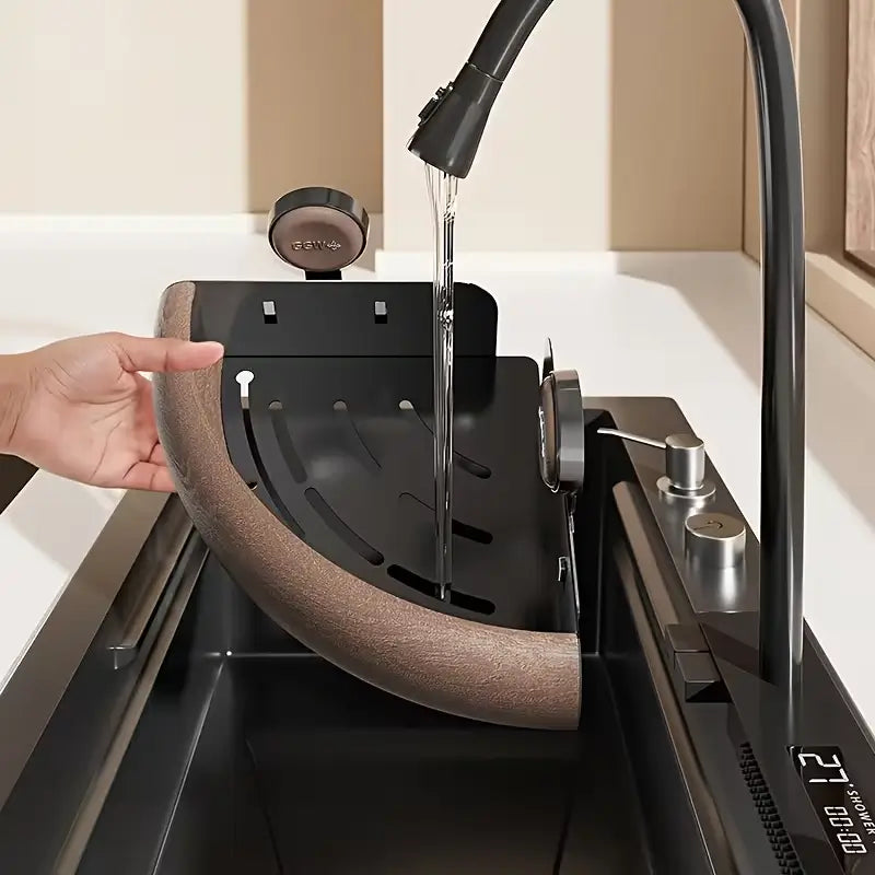 Étagère d'Angle Premium – Effet Bois
