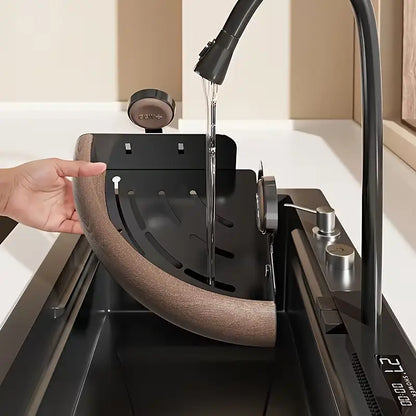 Étagère d'Angle Premium – Effet Bois