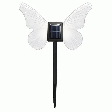 Lampe Solaire Papillon – Lumière Décorative Extérieure