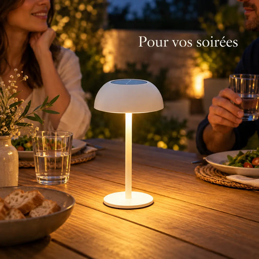 Lampe de Table Solaire Rechargeable