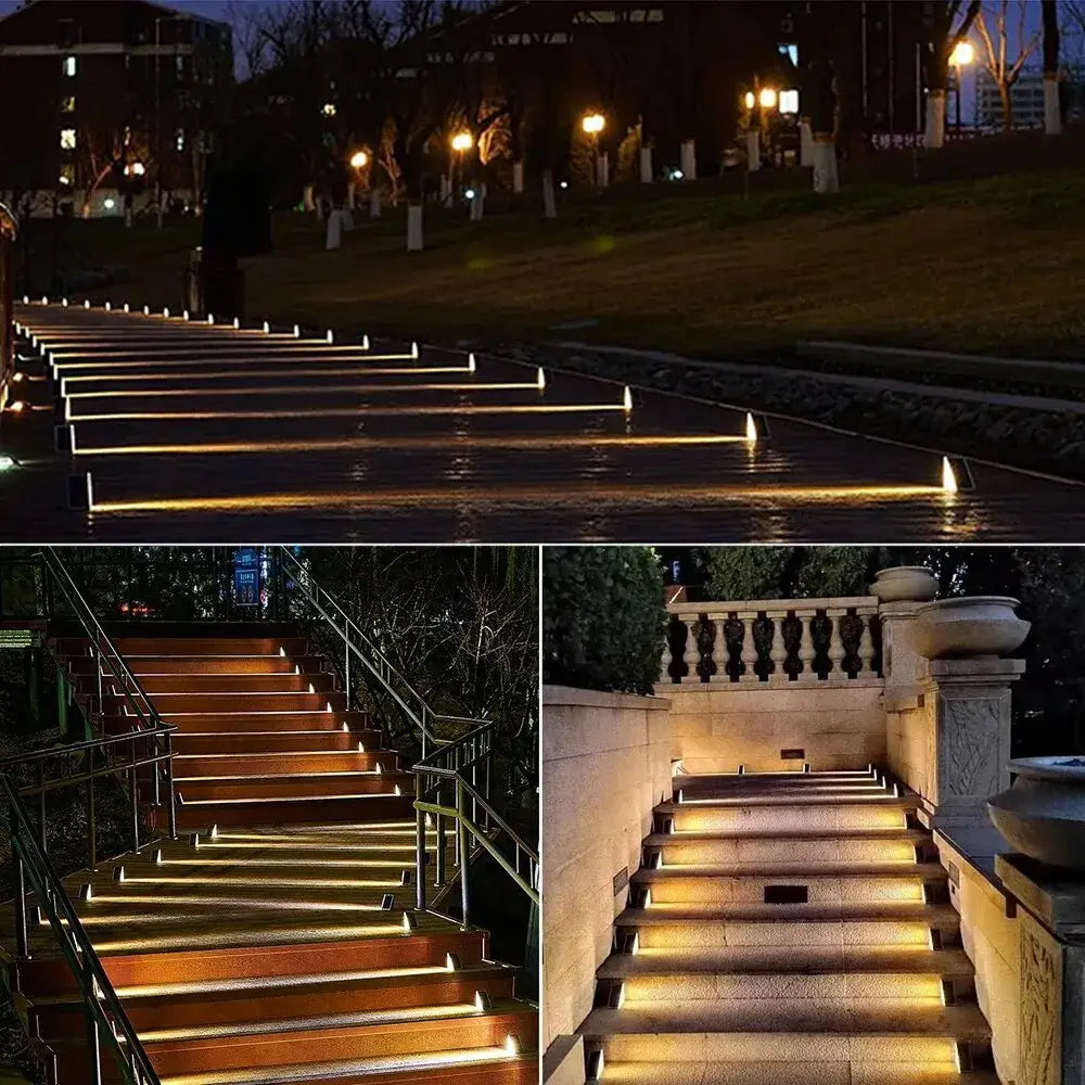 Pack de 2 Lampes Solaires Escalier LED