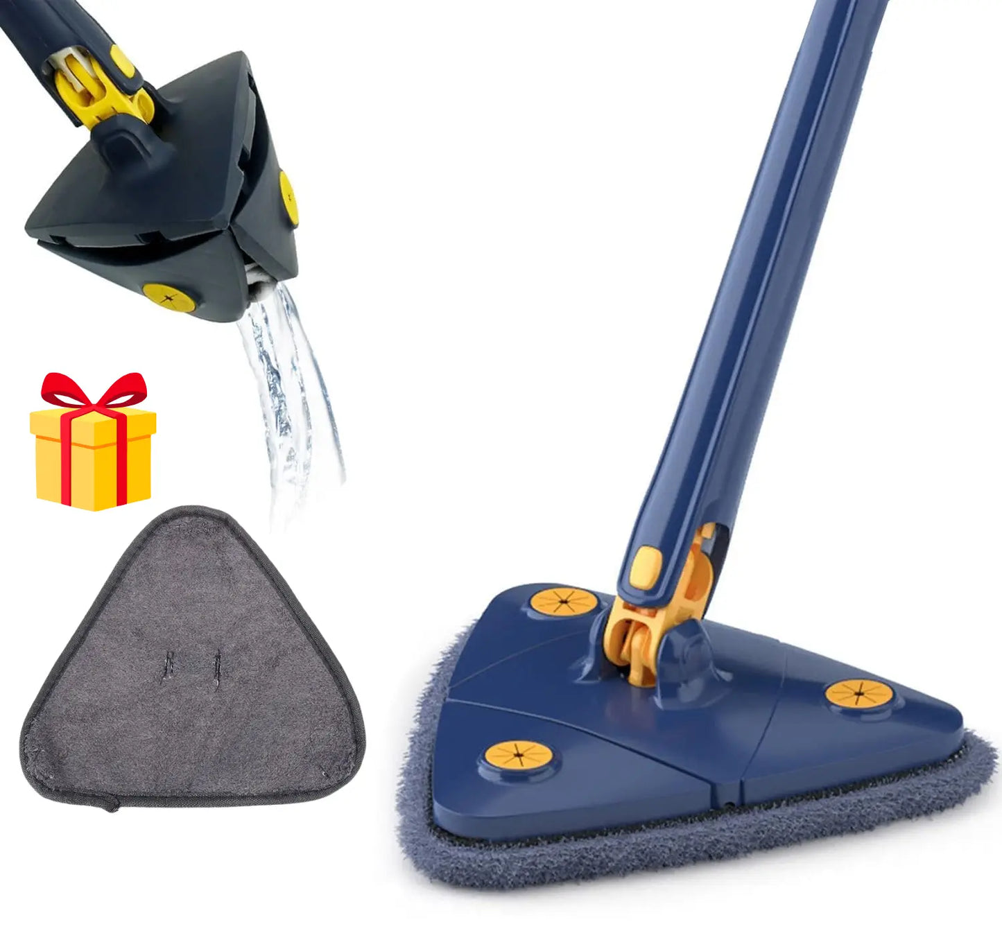 Raclette de Nettoyage 360° + Tête de Rechange OFFERTE