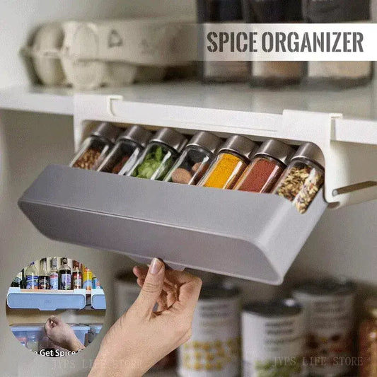 Organiseur d'Épices à Fixation Facile